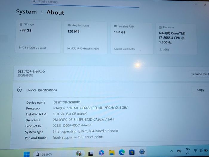 Lenovo ThinkPad X390 Touchscreen Laptop