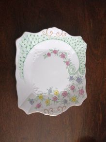 Tuscan porcelain plate