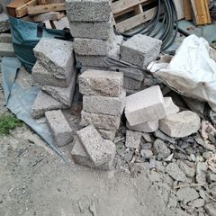 Free half size concrete blocks to take away.