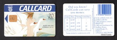 1994 Ireland 20 unit The Irish Mythology definitive Aoife and the Children of Lir (ODS) Call Card Used. Telecom Eireann card number 1069.