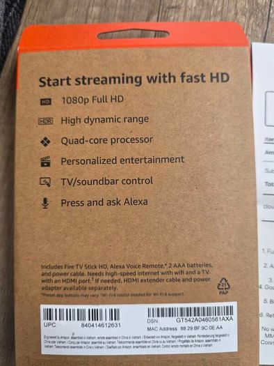 Firestick TV HD