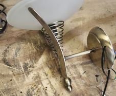 antique brass wall lights