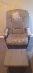 Nursing chair and stool