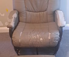 Nursing chair and stool