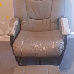 Nursing chair and stool