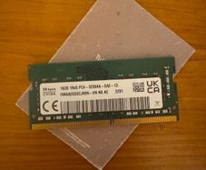 Sk Hynix 16gb Ddr4-3200 So-dimm 1rx8  Hmaa2gs6cjr8n-xn