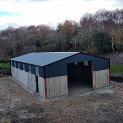 47x30x12 Kit shed steel+planks