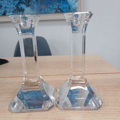 Vintage Orrefors Sweden "Regina" Candlesticks