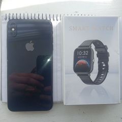 iphone xs max and smart watch
