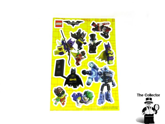 LEGO Batman movie minifigure series exclusive promotional sticker sheet stickers 29cm x 21cm