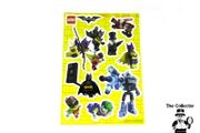 LEGO Batman movie minifigure series exclusive promotional sticker sheet stickers 29cm x 21cm