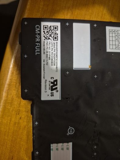 Lenovo Thinkpad Laptop Backlit Keyboard