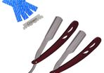 2x Barber Salon Straight Cut Throat Wet Pro Shaving Razor Rasiermesser