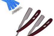 2x Barber Salon Straight Cut Throat Wet Pro Shaving Razor Rasiermesser