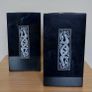 Vintage Set of Black Marble Pen/Pencil Holders Image 5
