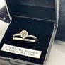 925 Silver Solitaire CZ Ring Image 9