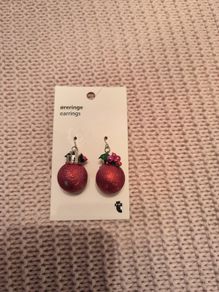 Christmas earrings