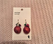 Christmas earrings