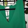 River Island Emerald Green Asymmetrical Top , UK 18 , Mint Condition Image 2