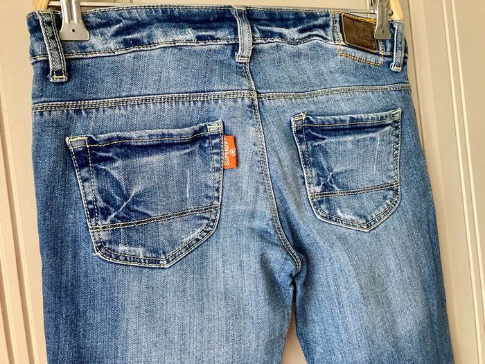 Superdry ripped slim jeans