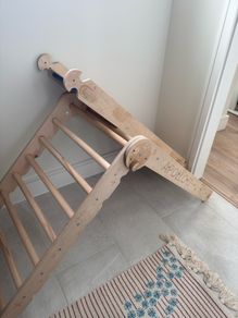 9 in 1 wooden indoor jungle gym and swedish ladder