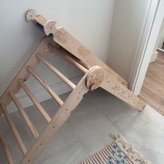 9 in 1 wooden indoor jungle gym and swedish ladder