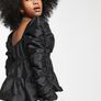 topshop black going out top Image 2