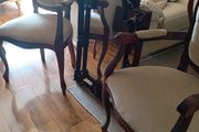 Antique mirror and chairs