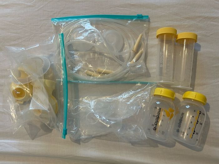 Medela Symphony Hospital Grade Pump Accessories Set - Shields (21mm & 24mm), Bottles & Tubing