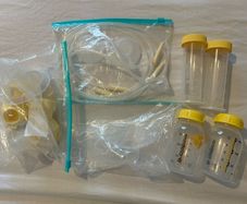 Medela Symphony Hospital Grade Pump Accessories Set - Shields (21mm & 24mm), Bottles & Tubing