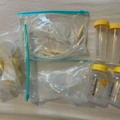 Medela Symphony Hospital Grade Pump Accessories Set - Shields (21mm & 24mm), Bottles & Tubing