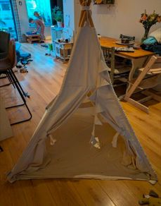 Indoor teepee for kids