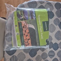tarpaulin - twin pack 3m x 2m