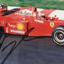 Eddie Irvine Signed Ferrari F310 Photo 1996 Formula 1 Motorsport Memorabilia Image 6