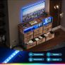 Chest of Drawers Bedroom, Dresser Cabinet with 2 Sockets, 2 USB Ports and 10 Colored LED Strips Image 5