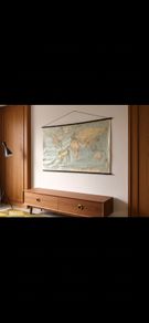 mid century world map