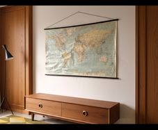 mid century world map