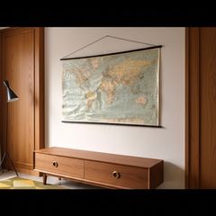 mid century world map