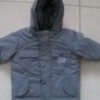 Grey Alphabet  Creations Padded Hooded Jacket 6 mths Image 2