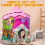 Kids Play Tent Fairy Princess Castle Play Tent for Girls, Pop Up Tents for Kids Portable Playhouse Outdoor and Indoor Rainbow Girls Tents with Carry Bag (FREE POSTAGE) Image 4