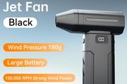 Handheld USB Rechargeable Fan | 6-Speed High Pressure, 100K RPM Super Power Turbo Blower, 3000mAh Battery