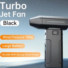 Handheld USB Rechargeable Fan | 6-Speed High Pressure, 100K RPM Super Power Turbo Blower, 3000mAh Battery