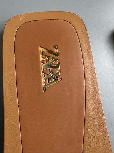 Zara Flat Studded Slider Sandals