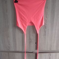 Pink halter top fits Xs s