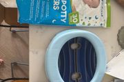 Portable potty + potty liners