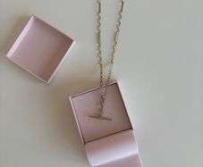 Gold watch chain necklace