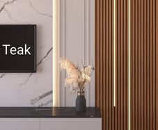 Acoustic Wall Panels Teak Color