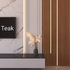 Acoustic Wall Panels Teak Color