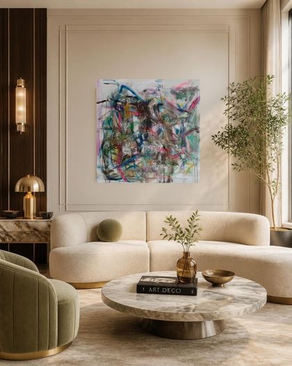 Large Original Abstract Painting Original Art Contemporary Art Modern Irish abstract art Framed