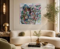 Large Original Abstract Painting Original Art Contemporary Art Modern Irish abstract art Framed